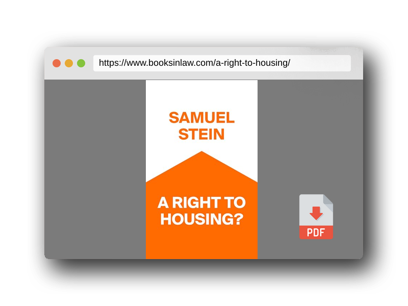 PDF Preview of the book A Right to Housing?
