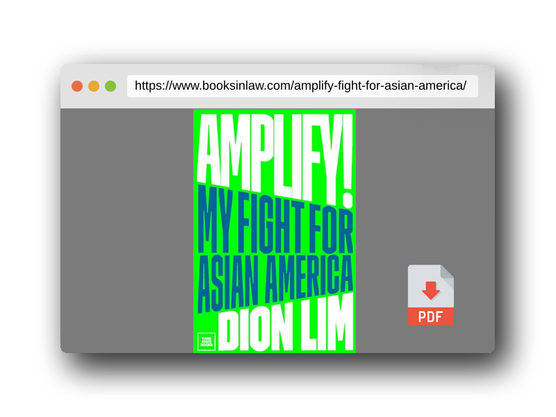 PDF Preview of the book Amplify!: My Fight for Asian America