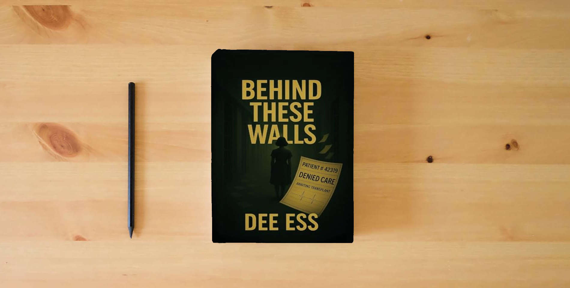The book Behind These Walls is on the table