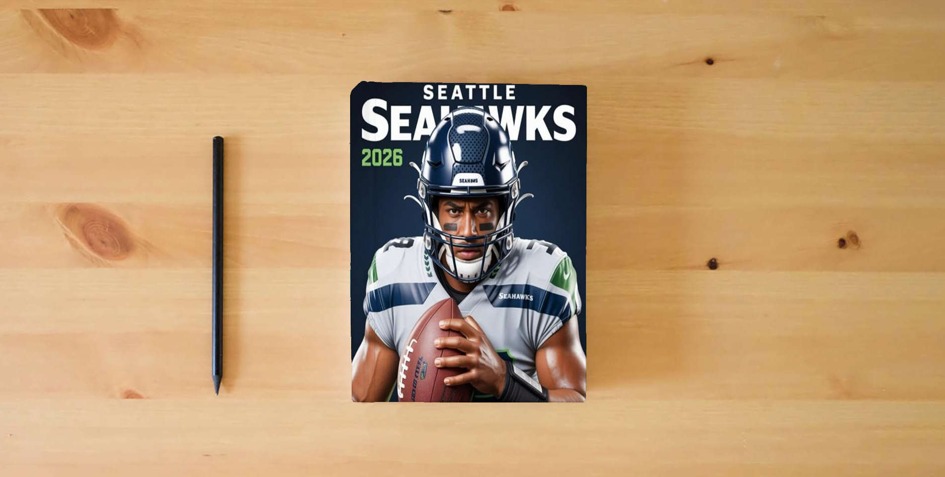 The book Calendar 2026 is on the table