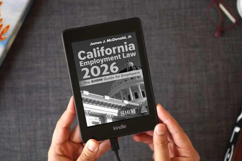 Read Online California Employment Law 2026: The SHRM Guide for Employers as a Kindle eBook