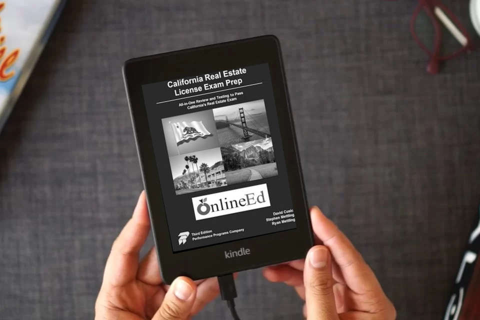 Read Online California Real Estate License Exam Prep: OnlineEd Edition as a Kindle eBook