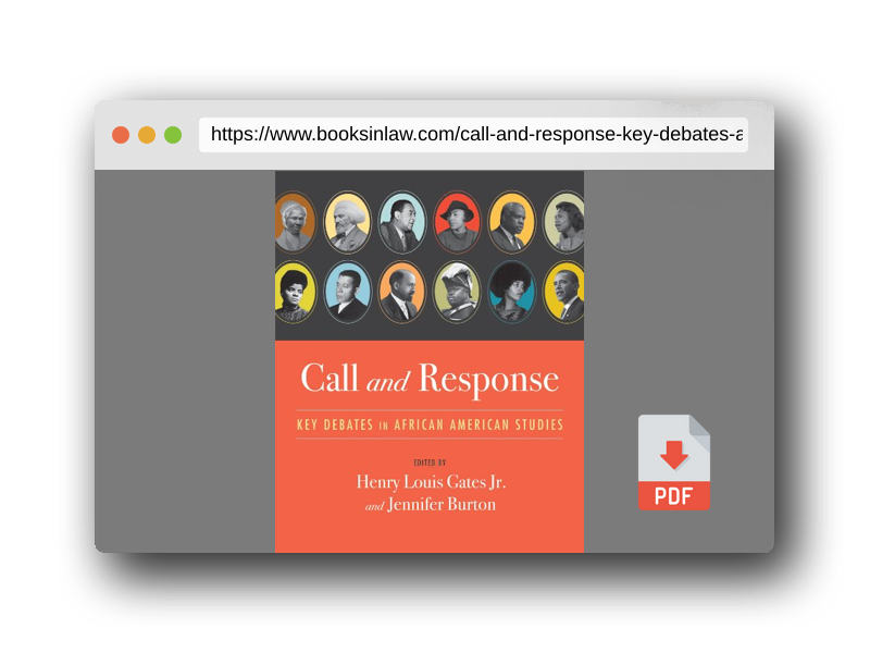 PDF Preview of the book Call and Response: Key Debates in African American Studies