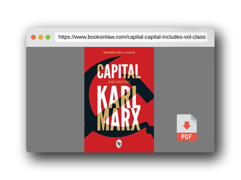 PDF Preview of the book Capital (Das Capital): Includes Vol.1,2,3 - Classics (Fingerprint Classics)