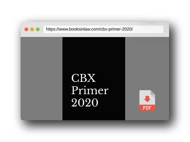 PDF Preview of the book CBX Primer 2020