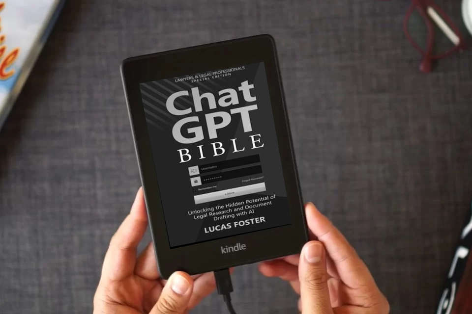 Read Online Chat GPT Bible - Lawyers and Legal Professionals Special Edition: Unlocking the Hidden Potential of Legal Research and Document Drafting with AI as a Kindle eBook