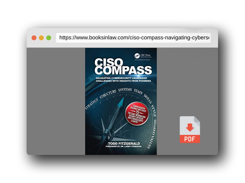 PDF Preview of the book CISO COMPASS: Navigating Cybersecurity Leadership Challenges with Insights from Pioneers