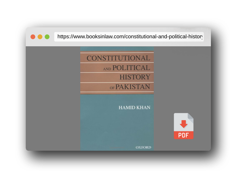 PDF Preview of the book Constitutional and Political History of Pakistan