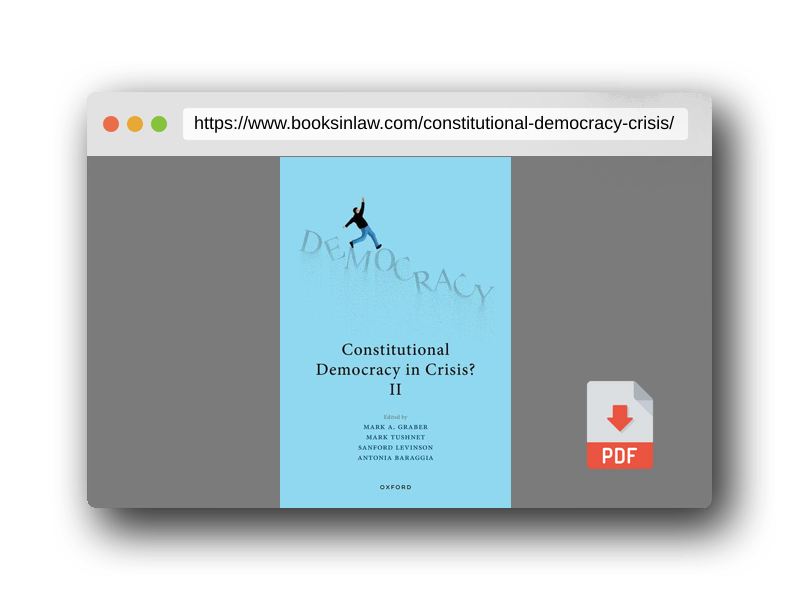 PDF Preview of the book Constitutional Democracy in Crisis? II