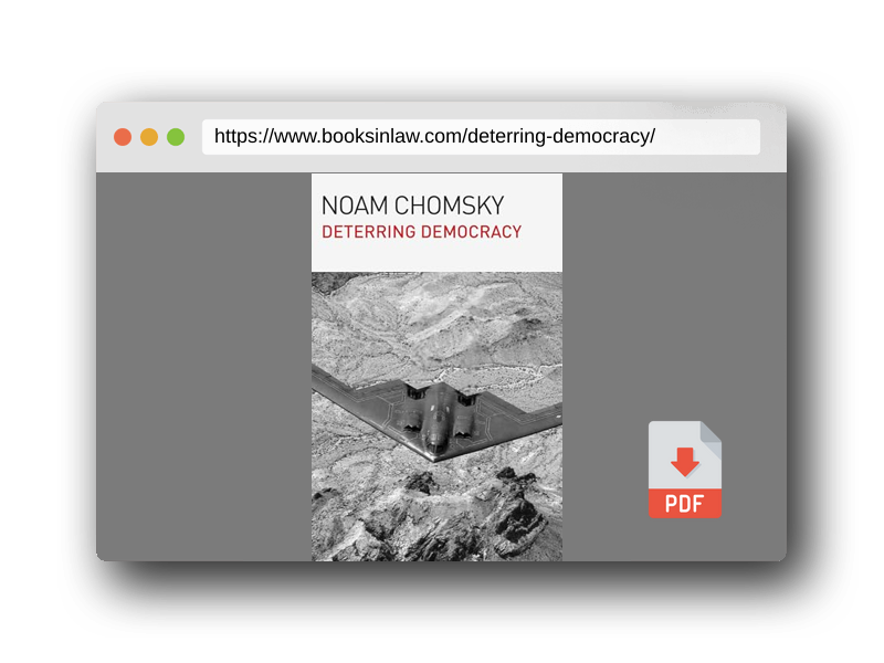 PDF Preview of the book Deterring Democracy