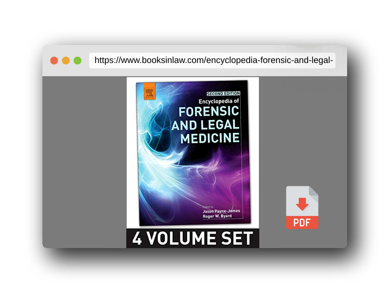 PDF Preview of the book Encyclopedia of Forensic and Legal Medicine