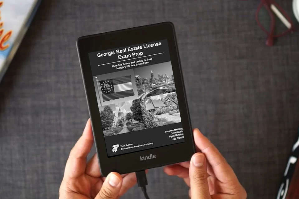 Read Online Georgia Real Estate License Exam Prep: All-in-One Review and Testing to Pass Georgia's PSI Real Estate Exam as a Kindle eBook
