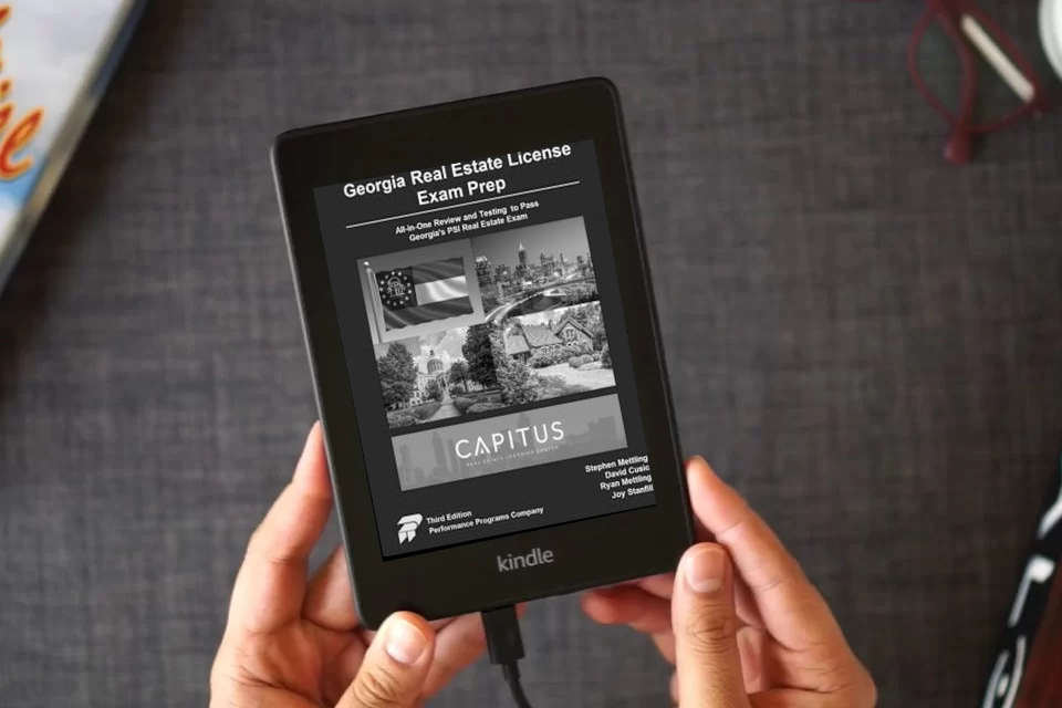 Read Online Georgia Real Estate License Exam Prep: Capitus Real Estate Learning Center Edition as a Kindle eBook