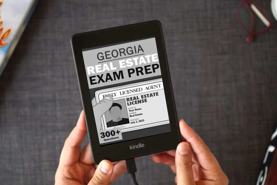 Read Online Georgia Real Estate License Exam Prep - Real Estate Broker Exam Prep Georgia Test - Real Estate Law Study Guide (National Real Estate Exam) as a Kindle eBook
