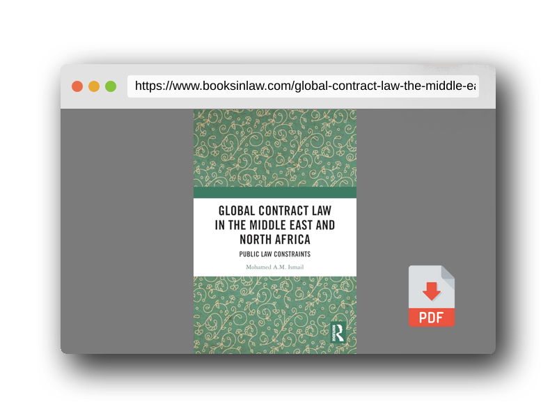 PDF Preview of the book Global Contract Law in the Middle East and North Africa: Public Law Constraints