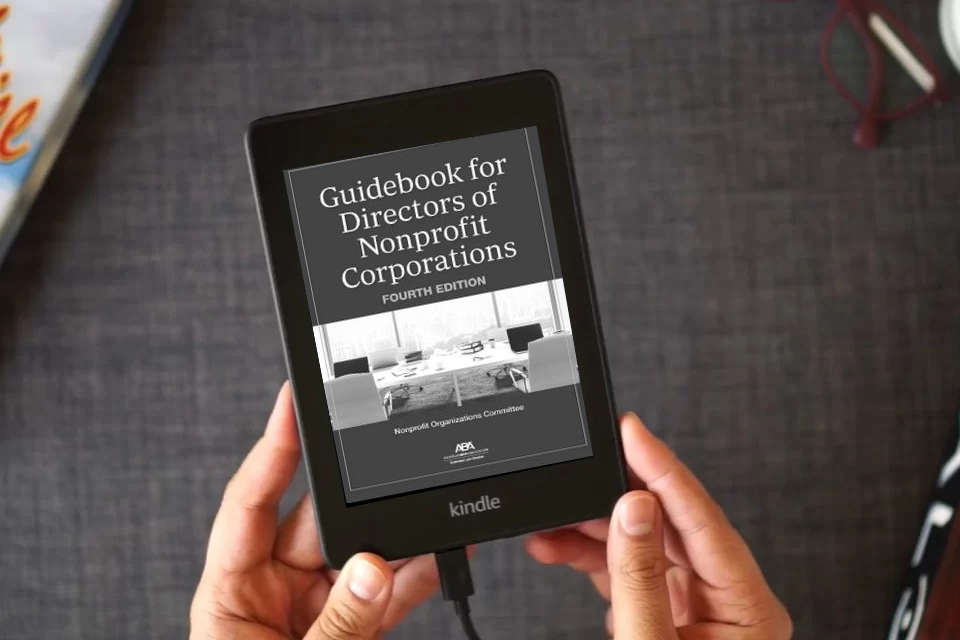 Read Online Guidebook for Directors of Nonprofit Corporations, Fourth Edition as a Kindle eBook