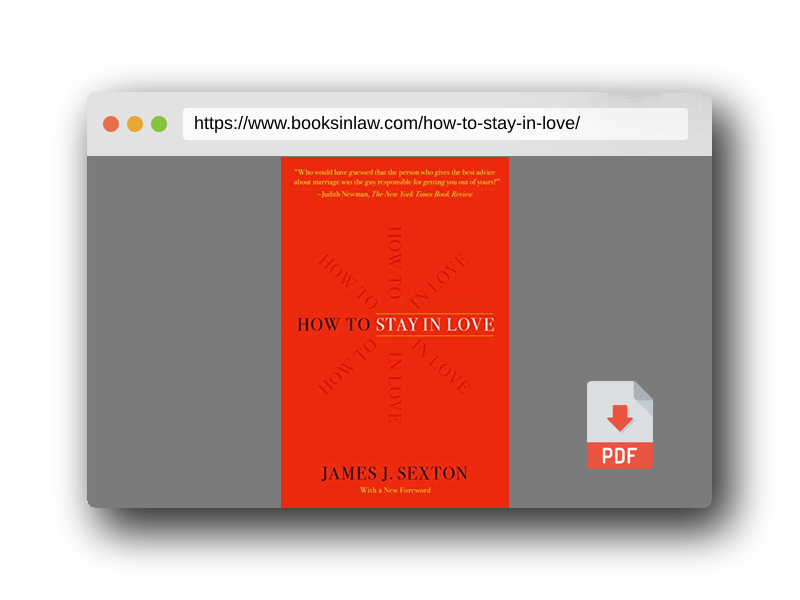 PDF Preview of the book How to Stay in Love