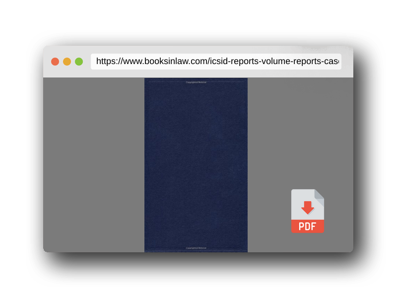 PDF Preview of the book ICSID Reports: Volume 1: Reports of Cases Decided under the Convention on the Settlement of Investment Disputes between States and Nationals of Other ... Settlement of Investment Disputes Reports)