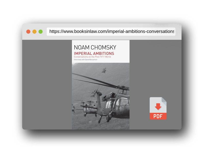 PDF Preview of the book Imperial Ambitions: Conversations on the Post-9/11 World