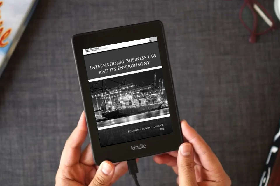 Read Online International Business Law and Its Environment as a Kindle eBook
