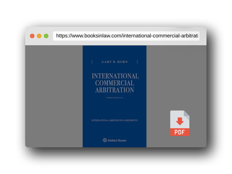 PDF Preview of the book International Commercial Arbitration: Three Volume Set