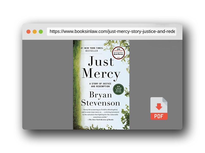 PDF Preview of the book Just Mercy: A Story of Justice and Redemption