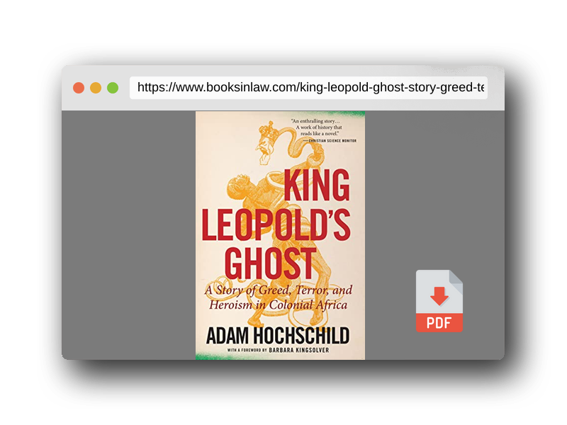 PDF Preview of the book King Leopold's Ghost: A Story of Greed, Terror, and Heroism in Colonial Africa