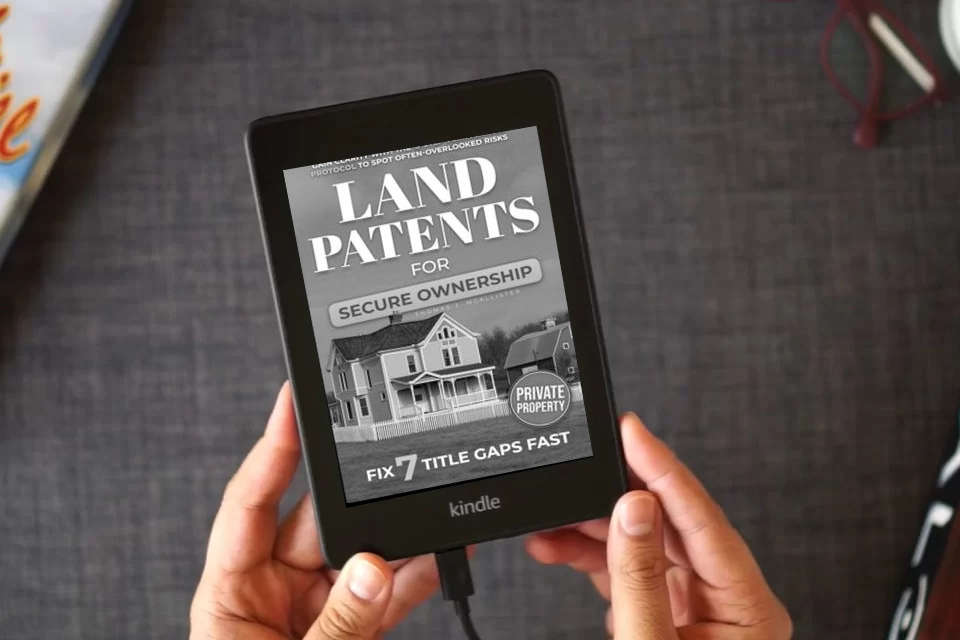Read Online Land Patents for Secure Ownership: Gain Clarity with the 3-Step Verification Protocol to Spot Often-Overlooked Risks, Fix 7 Title Gaps Fast, and Confidently Protect the Land Your Family Relies On as a Kindle eBook