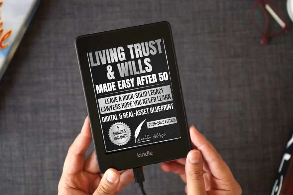 Read Online Living Trusts & Wills Made Easy After 50: In-Depth Estate Planning to Manage Digital & Real Assets, Avoid Probate, Cut Legal Costs, and Leave a Rock-Solid Legacy Lawyers Hope You Never Learn as a Kindle eBook