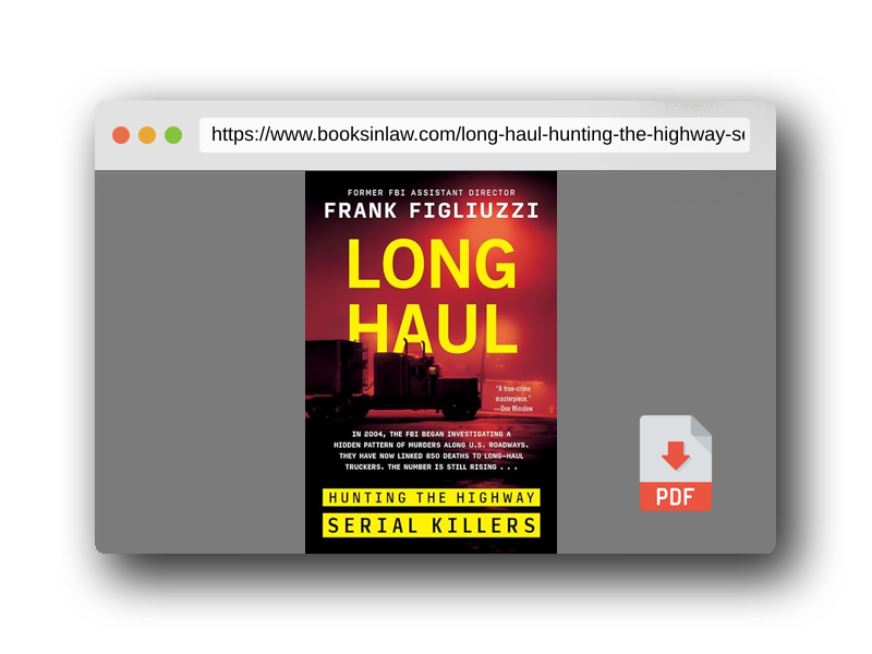 PDF Preview of the book Long Haul: Hunting the Highway Serial Killers