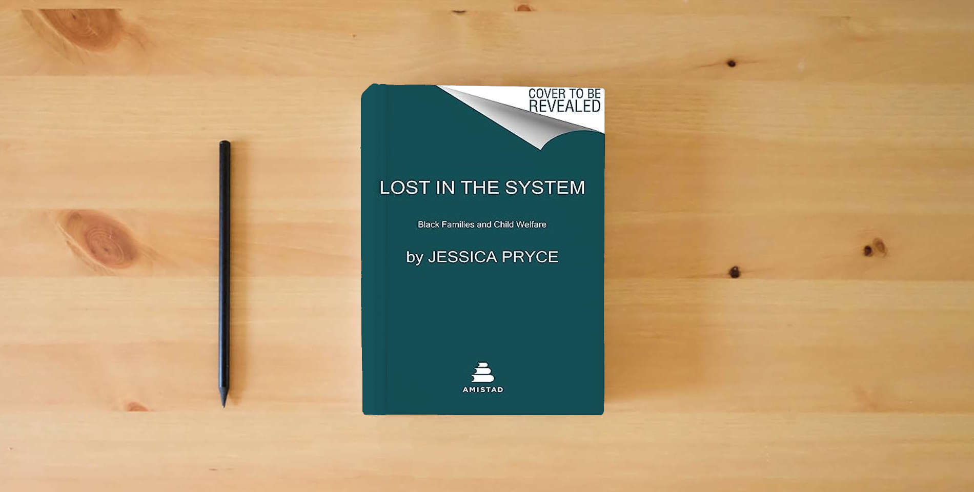 The book Lost in the System: Black Families and Child Welfare is on the table