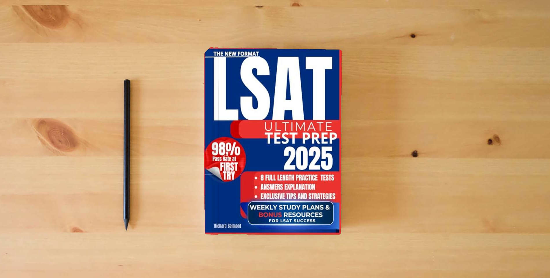 The book LSAT Ultimate Test Prep: The Complete Guide to Excelling in Every Section with a Proven Strategy System | Expert Advice, 8 Practice Tests, Study ... Resources, Updated for the New LSAT Edition is on the table