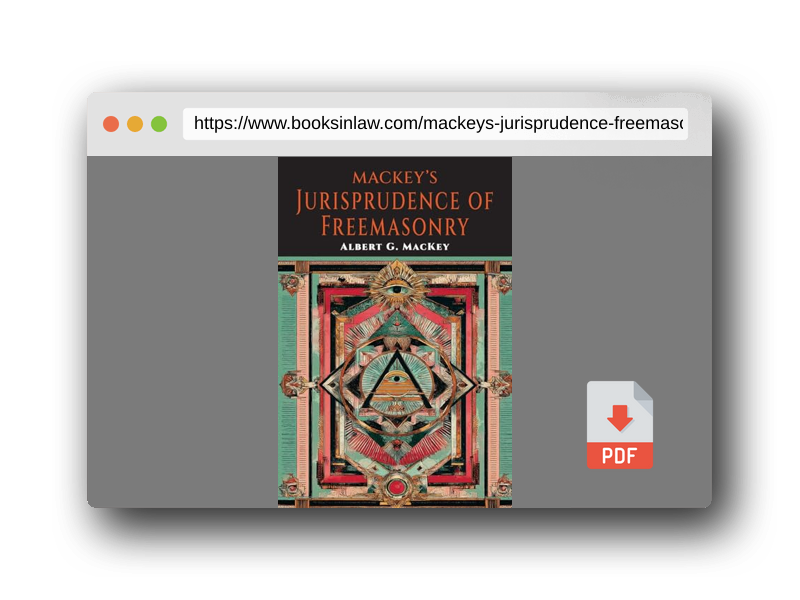 PDF Preview of the book Mackeys Jurisprudence of Freemasonry