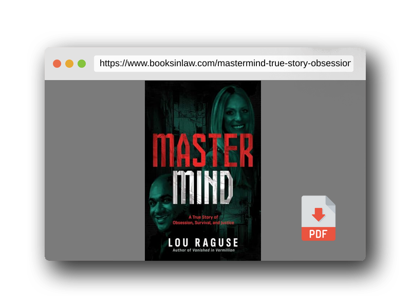 PDF Preview of the book Mastermind: A True Story of Obsession, Survival, and Justice