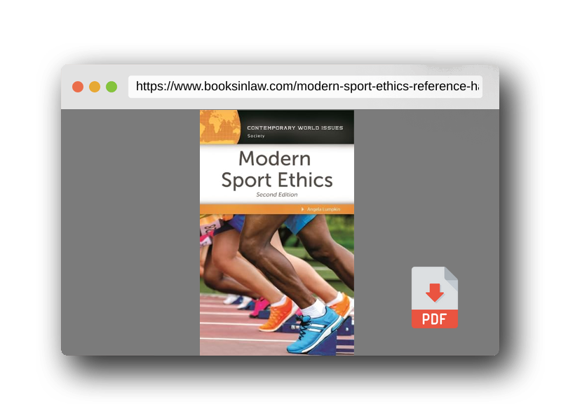PDF Preview of the book Modern Sport Ethics: A Reference Handbook (Contemporary World Issues)