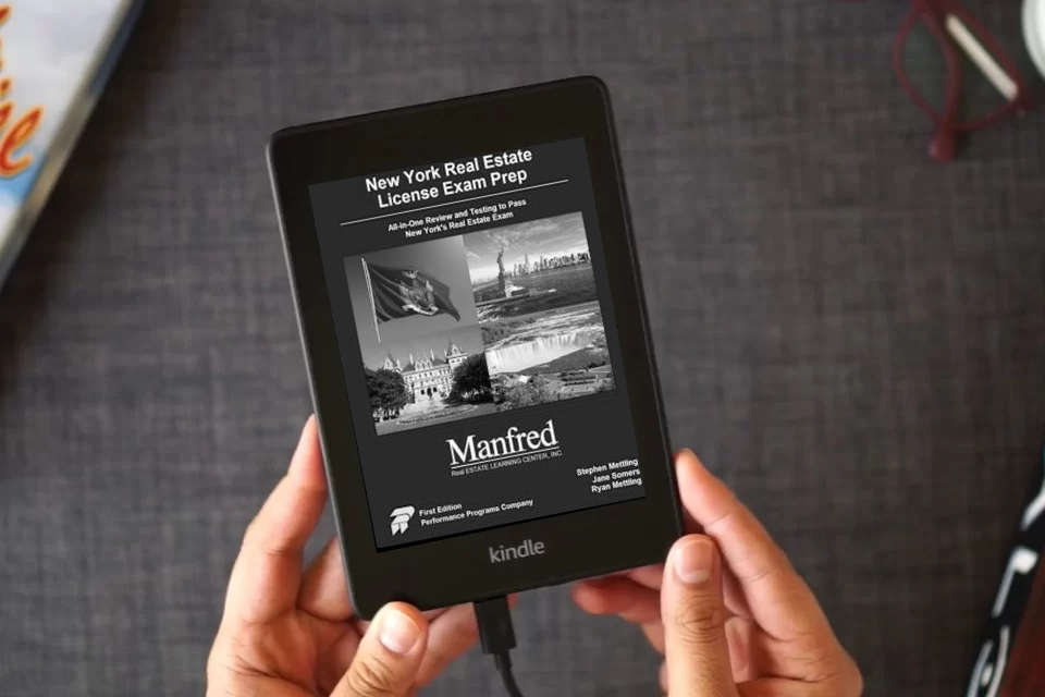 Read Online New York Real Estate License Exam Prep - Manfred Real Estate Learning Center Edition as a Kindle eBook