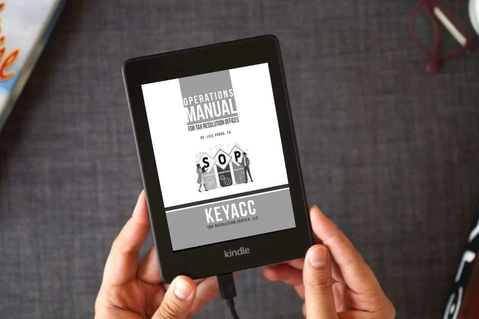 Read Online Operations Manual for Tax Resolution Offices as a Kindle eBook