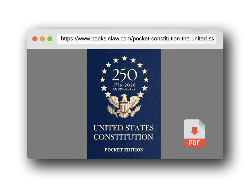 PDF Preview of the book Pocket Constitution of the United States — 250th Anniversary Edition 1776–2026: Declaration of Independence, Bill of Rights & All Amendments — Compact 4×6 Edition for Everyday Carry