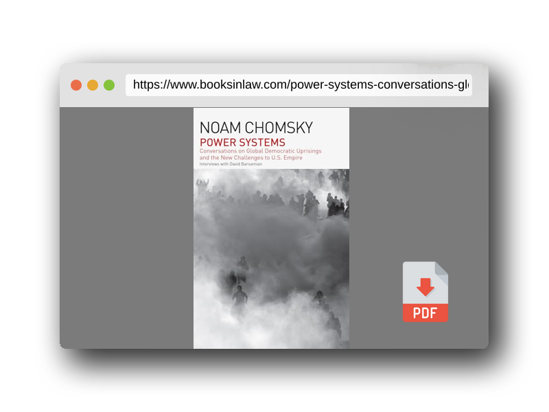 PDF Preview of the book Power Systems: Conversations on Global Democratic Uprisings and the New Challenges to U.S. Empire