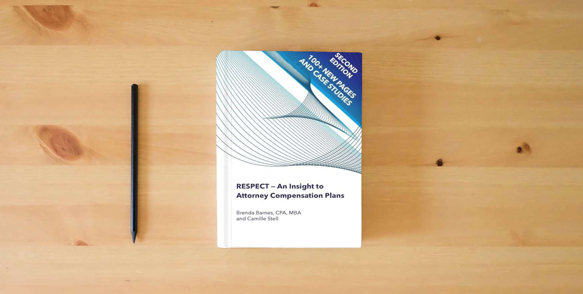 The book RESPECT - An Insight to Attorney Compensation Plans is on the table