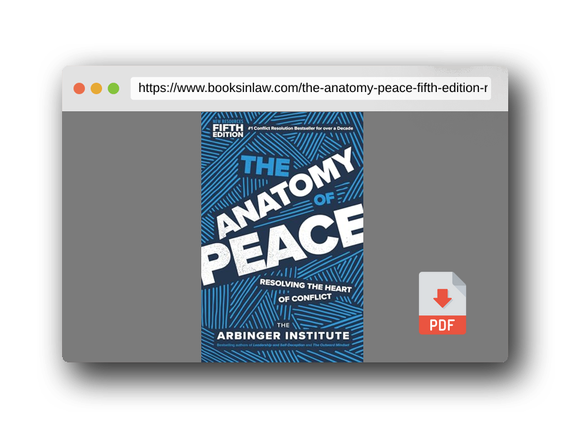 PDF Preview of the book The Anatomy of Peace, Fifth Edition: Resolving the Heart of Conflict