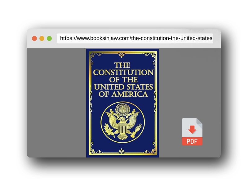 PDF Preview of the book The Constitution of the United States: Large Print Edition