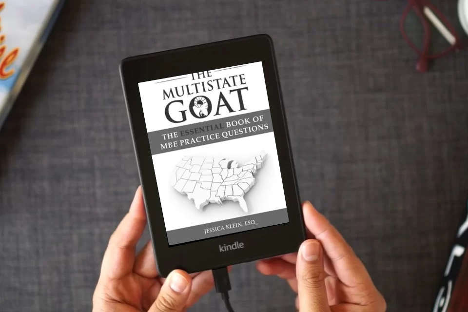 Read Online The Multistate Goat: The Essential Book of MBE Practice Questions as a Kindle eBook