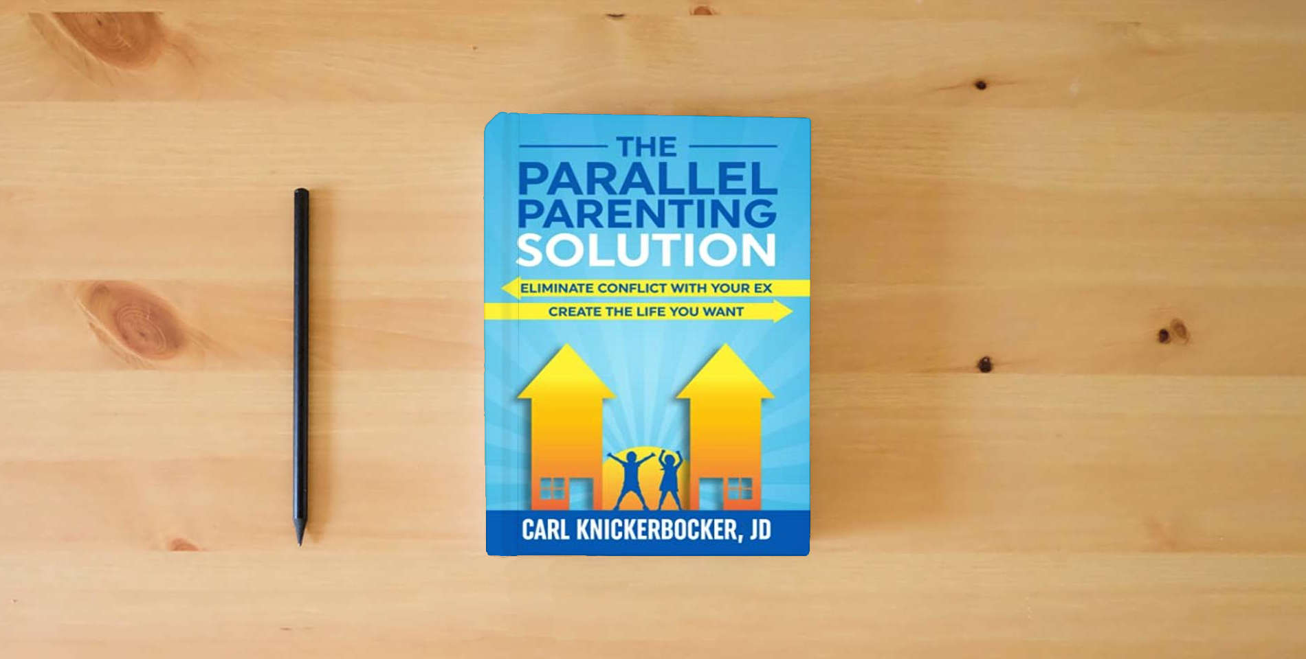 The book The Parallel Parenting Solution: Eliminate Confict With Your Ex, Create The Life You Want is on the table