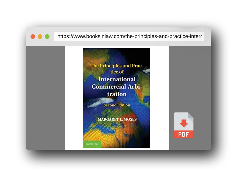 PDF Preview of the book The Principles and Practice of International Commercial Arbitration