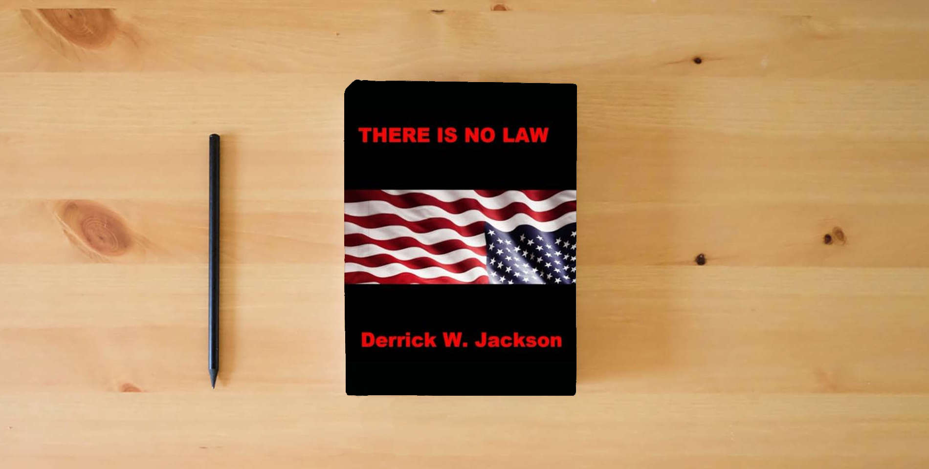 The book There Is No Law is on the table