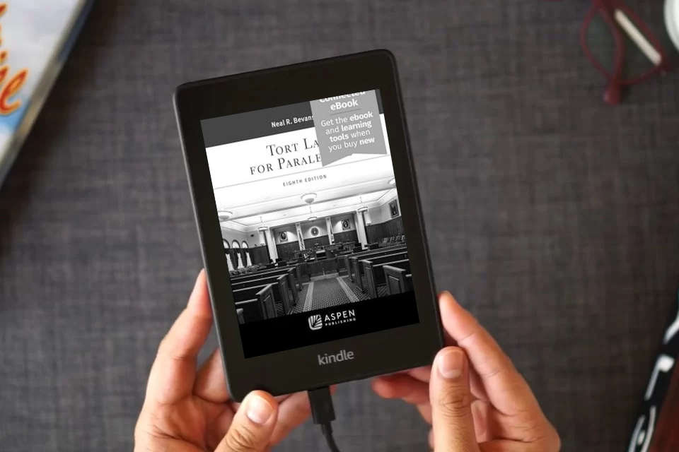 Read Online Tort Law for Paralegals [Connected eBook] as a Kindle eBook
