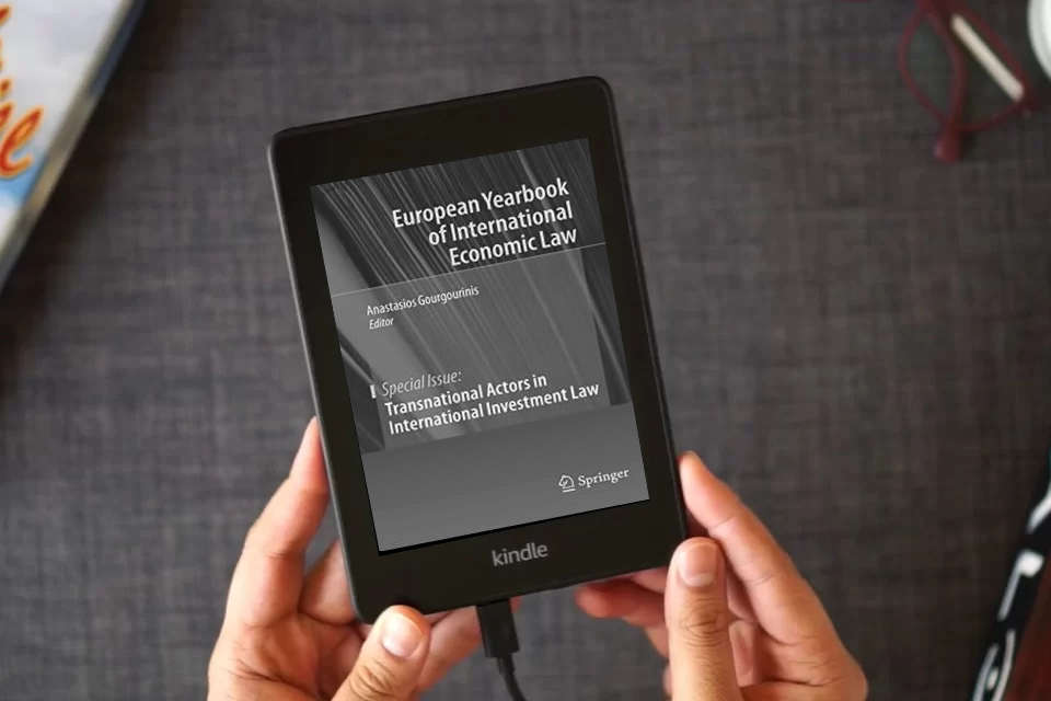 Read Online Transnational Actors in International Investment Law (Special Issue) as a Kindle eBook