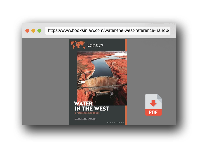 PDF Preview of the book Water in the West: A Reference Handbook (Contemporary World Issues)