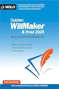 Book Cover: Quicken Willmaker & Trust 2025: Book & Online Software Kit